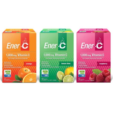 Ener-C 1,000mg Vitamin C Effervescent Drink Mix 12 Sachets