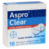 Aspro Clear Extra Strength 16 Tablets