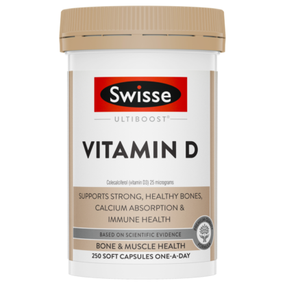 Swisse Vitamin D 250 Capsules