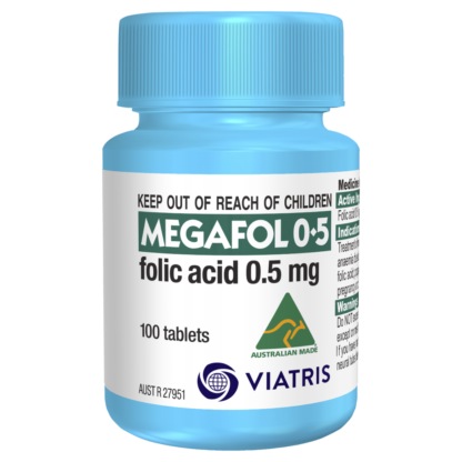 MEGAFOL 0.5 100 Tablets
