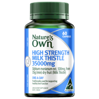 Nature's Own High Strength Milk Thistle 35000mg 60 Capsules