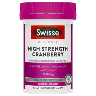 Swisse High Strength Cranberry 30 Capsules