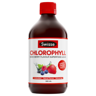 Swisse Chlorophyll 500mL Oral Liquid - Mixed Berry Flavour