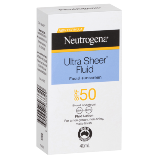 Neutrogena Ultra Sheer Fluid SPF 50 Facial Sunscreen 40mL