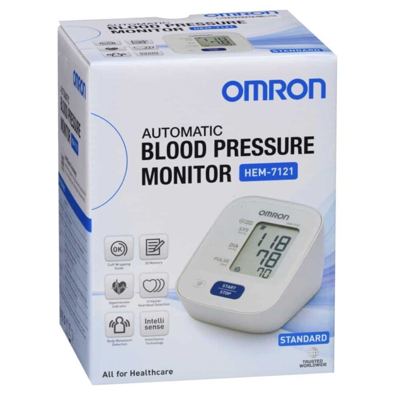 Omron HEM 7121 Standard Blood Pressure Monitor – Discount Chemist