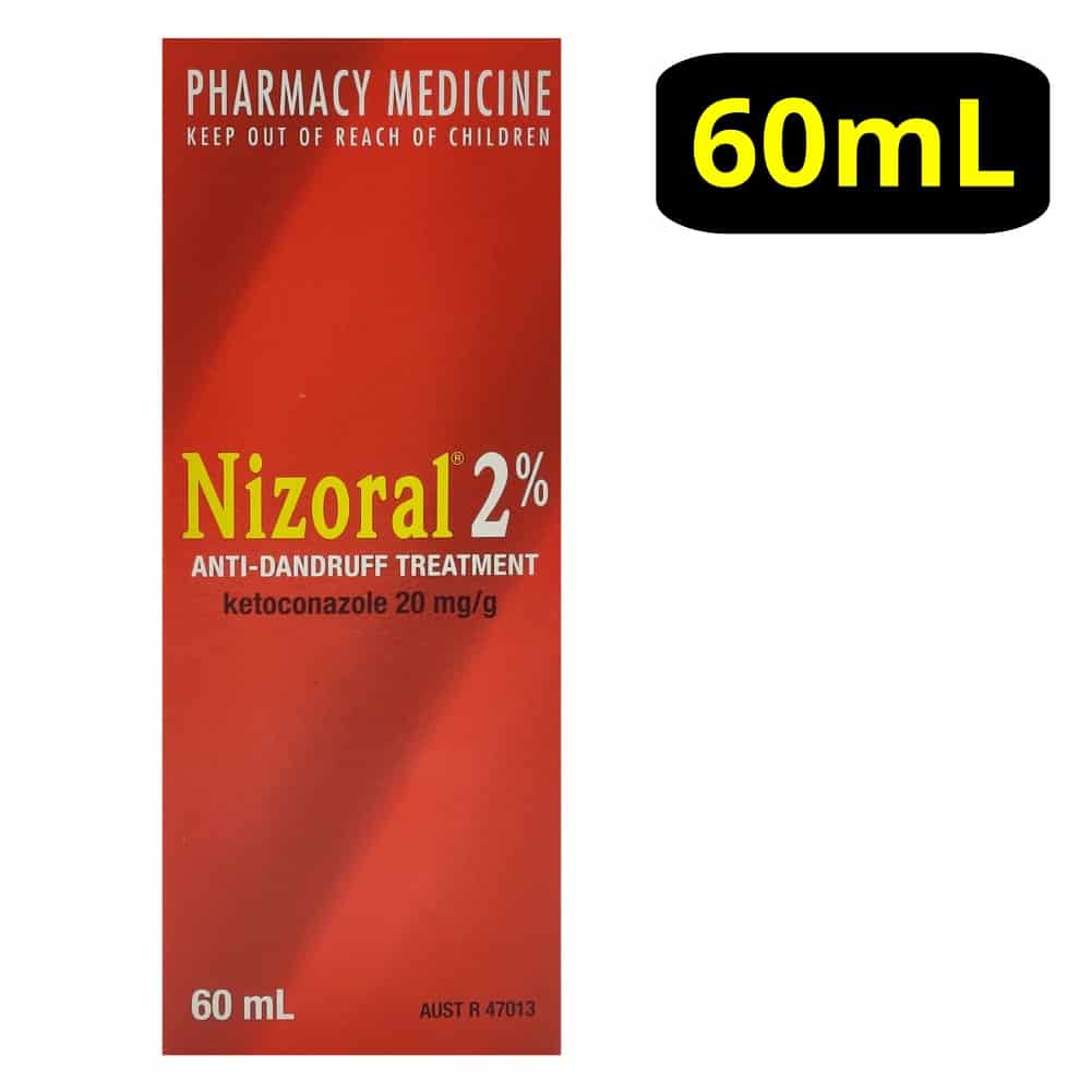 Nizorall 2% Anti-Dandruff Treatment 60mL Shampoo Seborrhoeic Dermatitis
