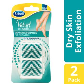 Scholl Velvet Smooth Dry Skin Exfoliation Refill 2 Pack