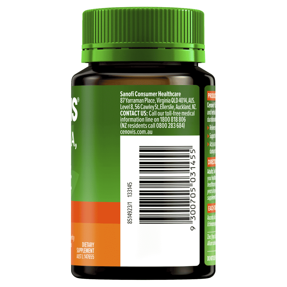 Cenovis Echinacea, Garlic, Zinc & Vitamin C 60 Tablets – Discount Chemist