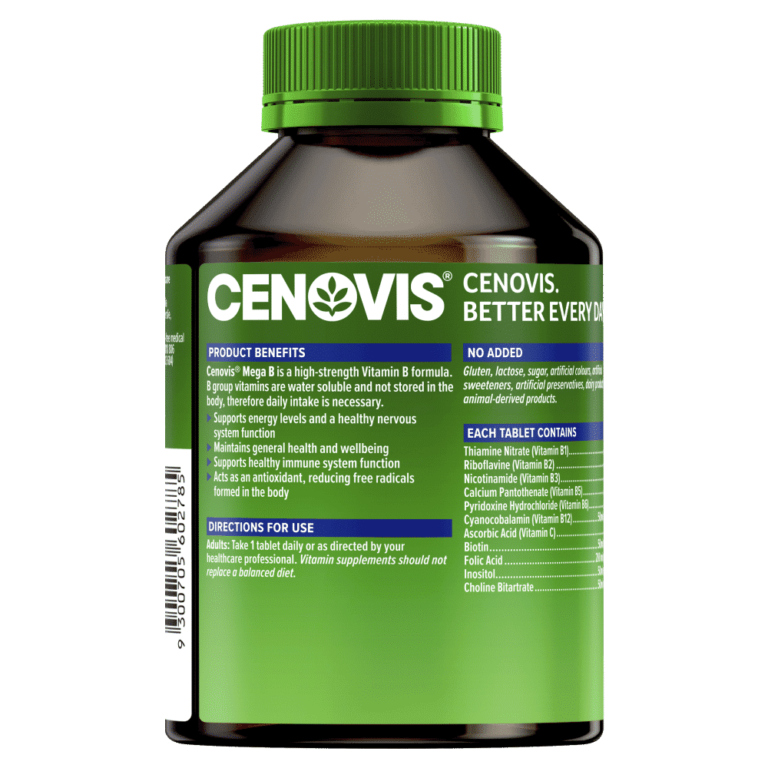 Cenovis Mega B 200 Tablets – Discount Chemist