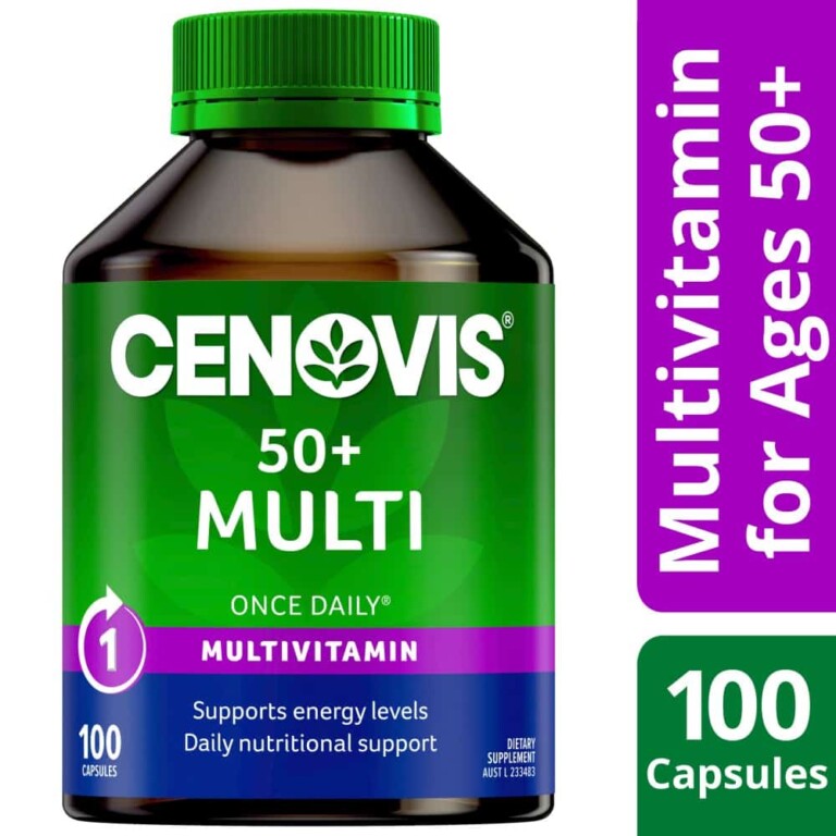 Cenovis 50+ Multi 100 Capsules | Discount Chemist