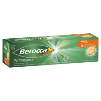 Berocca Performance 15 Effervescent Tablets - Orange Flavour