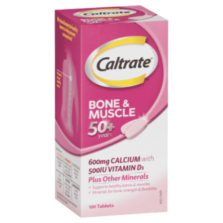 Caltrate Bone and Muscle 50+ Years 100 Tablets