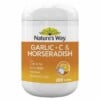Nature's Way Garlic + C & Horseradish 200 Tablets