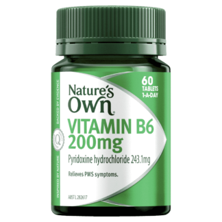 Nature's Own Vitamin B6 200mg 60 Tablets