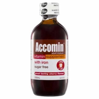 Accomin Adult Mixture 200mL Oral Liquid - Cherry Flavour