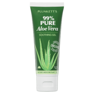 Plunkett's 99% Pure Aloe Vera Gel 75g Tube
