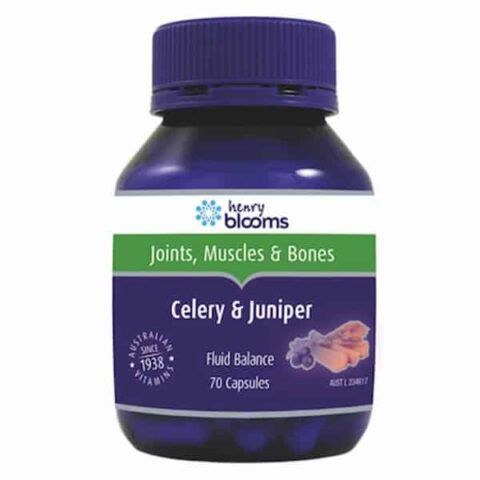Henry Blooms Celery & Juniper 70 Capsules