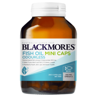 Blackmores Fish Oil Mini Caps Odourless 200 Capsules