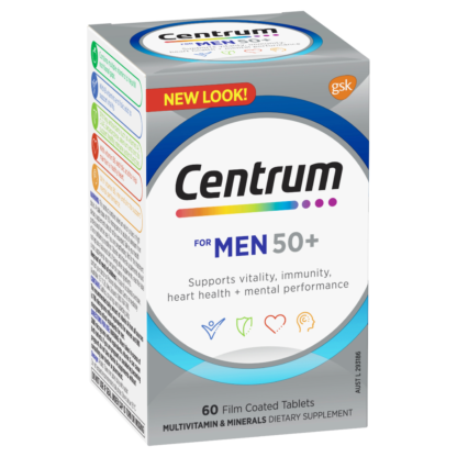 Centrum for Men 50+ Multivitamin 60 Tablets