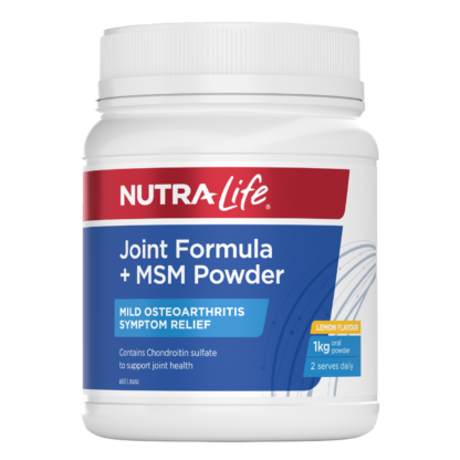 Nutra-Life Joint Formula + MSM 1KG Oral Powder - Lemon Flavour