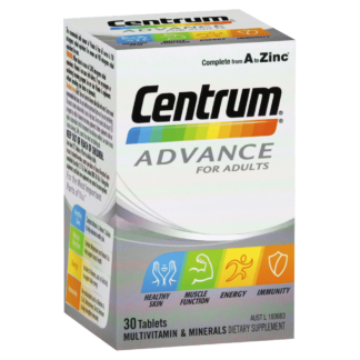 Centrum Advance Multivitamin for Adults 30 Tablets