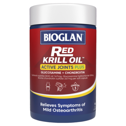 Bioglan Red Krill Oil Active Joints Plus 90 Soft Capsules