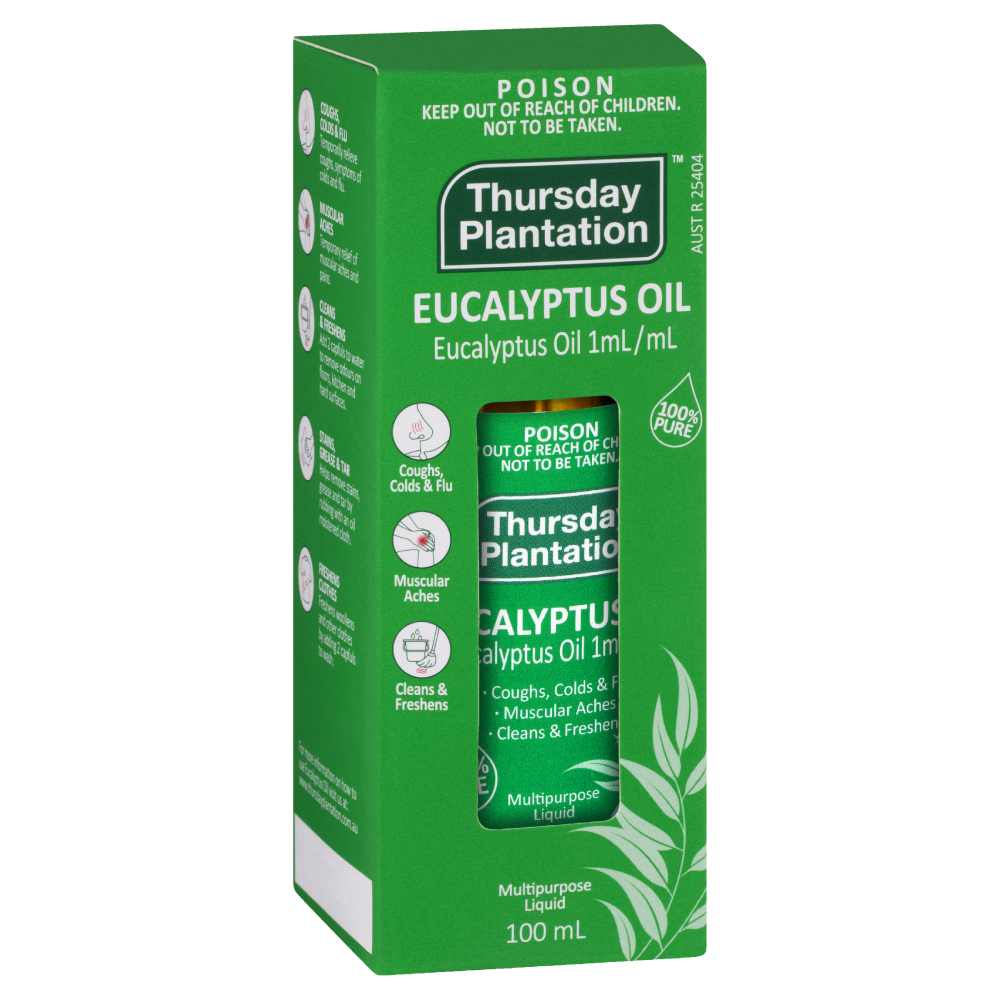 Thursday Plantation Eucalyptus Oil 100mL Multipurpose Liquid 100% Pure