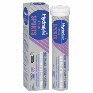 Hydralyte Plus Sports Effervescent 20 Tablets - Berry Flavour