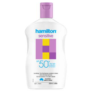 Hamilton Sensitive SPF 50+ Sunscreen 265mL