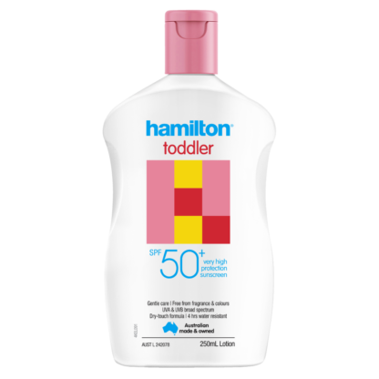 Hamilton Toddler SPF 50+ Sunscreen 250mL
