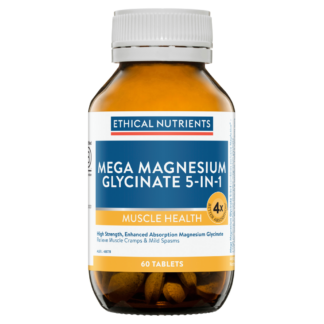 Ethical Nutrients Mega Magnesium Glycinate 5 in 1 60 Tablets