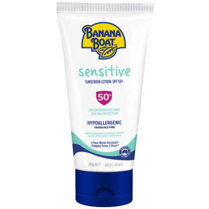 Banana Boat Sensitive Sunscreen Lotion SPF 50+ 200g