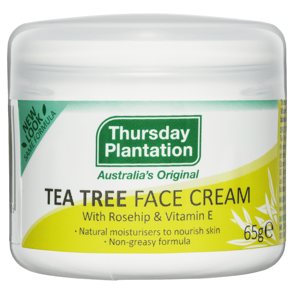 Thursday Plantation Tea Tree Face Cream 65g Rosehip & Vitamin E Nourish Skin