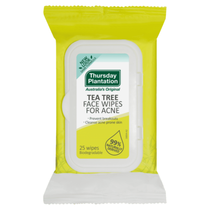 Thursday Plantation Tea Tree Face Wipes 25 Pack