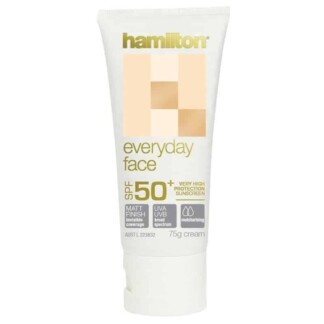 Hamilton Everyday Face SPF 50+ Sunscreen 75g
