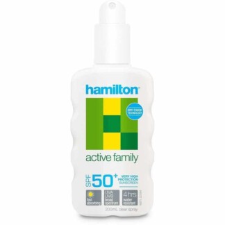 Hamilton Active Family SPF 50+ Sunscreen Spray 200mL