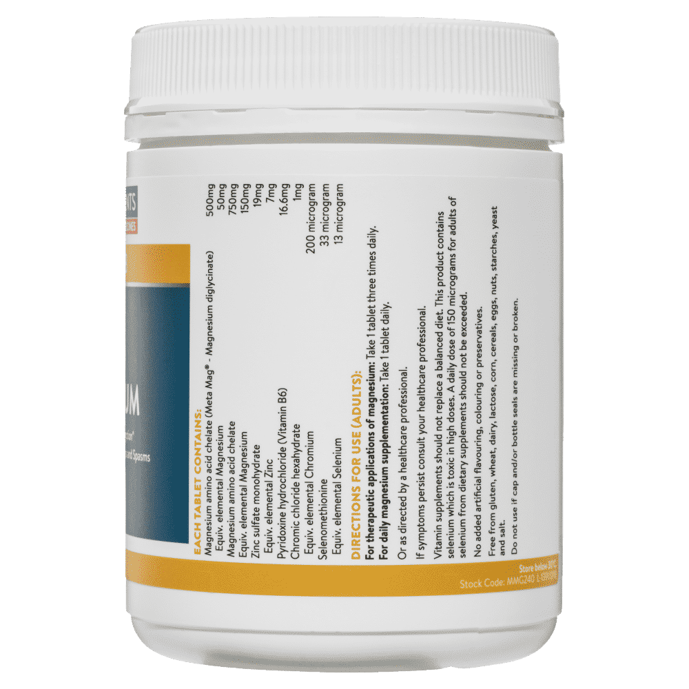 Ethical Nutrients Mega Magnesium 240 Tablets – Discount Chemist