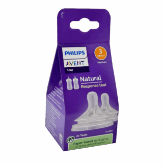 Avent Natural Response Teats 1 Month+ Flow 3 2-Pack