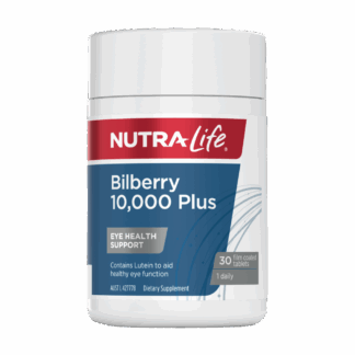 Nutra-Life Bilberry 10,000 Plus 30 Tablets