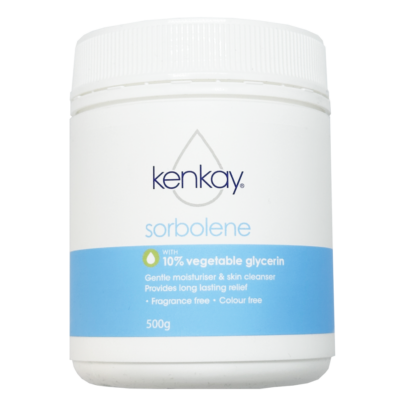 Kenkay Sorbolene with 10% Vegetable Glycerin Cream 500g Jar