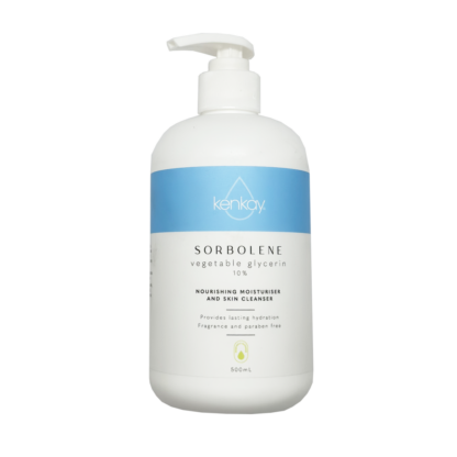Kenkay Sorbolene with 10% Vegetable Glycerin Cream 500mL Pump