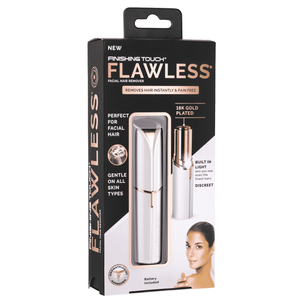 flawless facial hair remover video