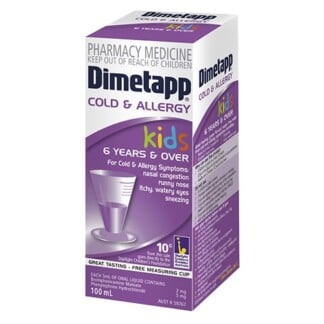 Dimetapp Kids 6 Years & Over Cold & Allergy 100mL