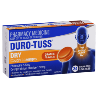 Duro-Tuss Dry Cough 24 Lozenges - Orange