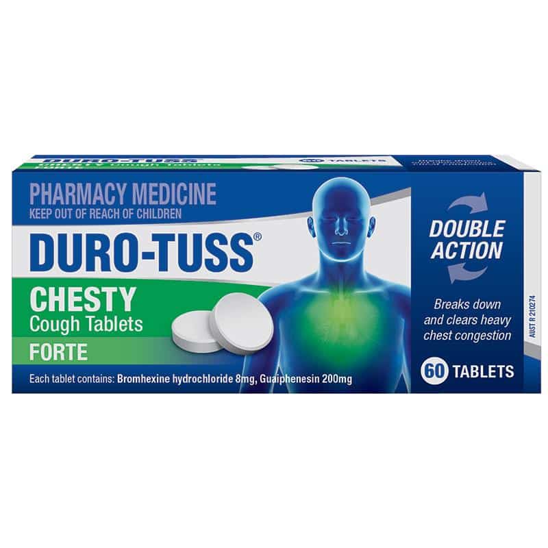 Duro-Tuss Chesty Cough Forte 60 Tablets – Discount Chemist