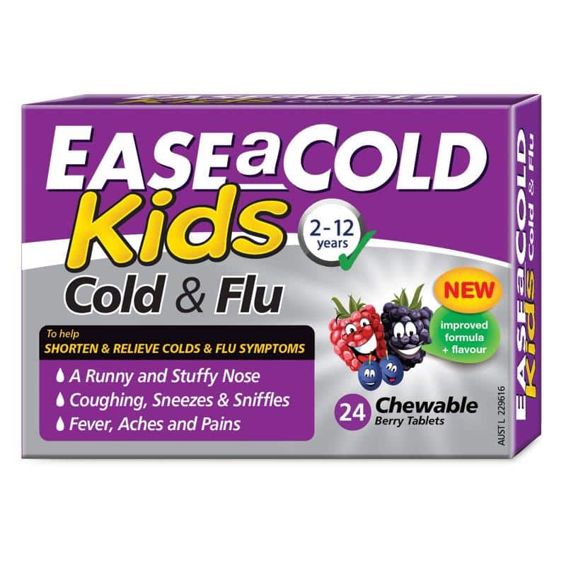 ease-a-cold-kids-cold-flu-24-chewable-tablets-berry-discount-chemist