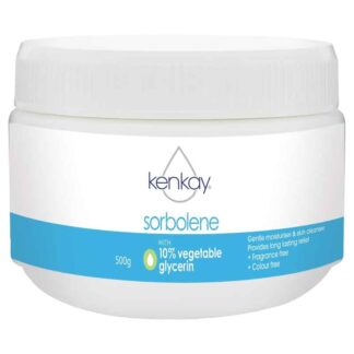 Kenkay Sorbolene with 10% Vegetable Glycerin Cream 500g Jar
