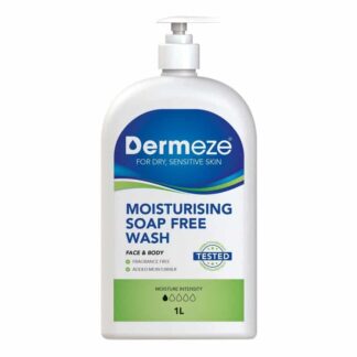 Dermeze Moisturising Soap Free Wash 1 Litre Pump