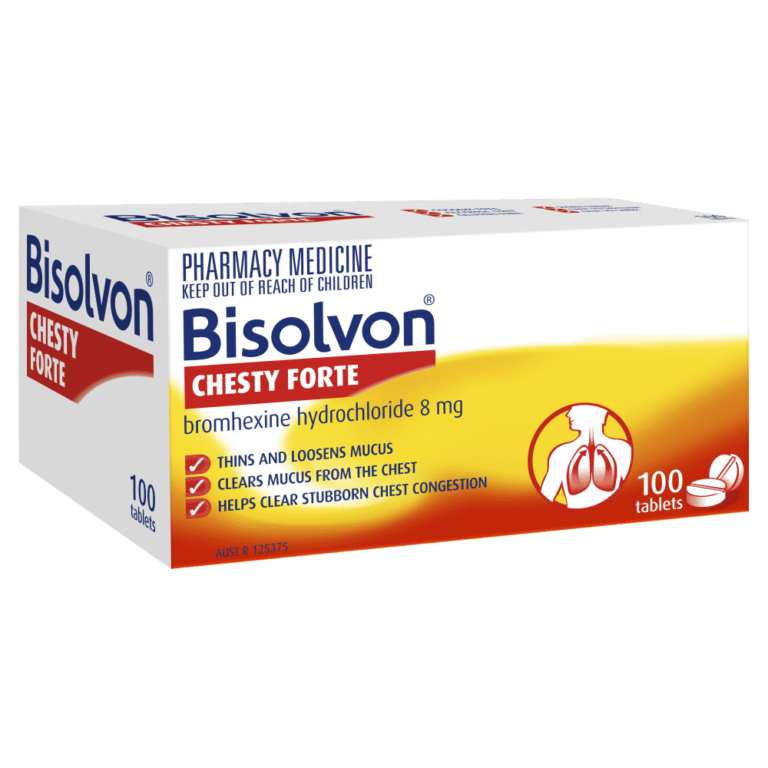 Bisolvon Chesty Forte 100 Tablets – Discount Chemist