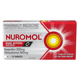 Nuromol Dual Action Strong Pain Relief 12 Tablets Ibuprofen 200mg Paracetamol 500mg